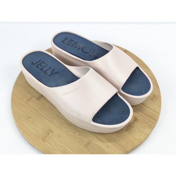 Lemon Jelly Sandals Slides Womans 10 10.5 Pink Platform Slip On Shoes - Picture 2 of 10
